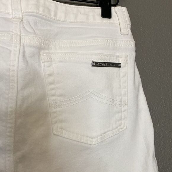 MICHAEL KORS WHITE Skinny Stretch Jeans Cropped length - Picture 6 of 12